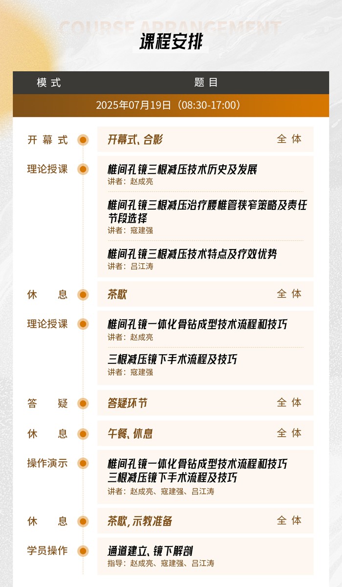 椎間孔鏡三根減壓技術(shù)沙龍暨“π鏡界”孔鏡一體化骨鉆系統(tǒng)實(shí)操培訓(xùn)班